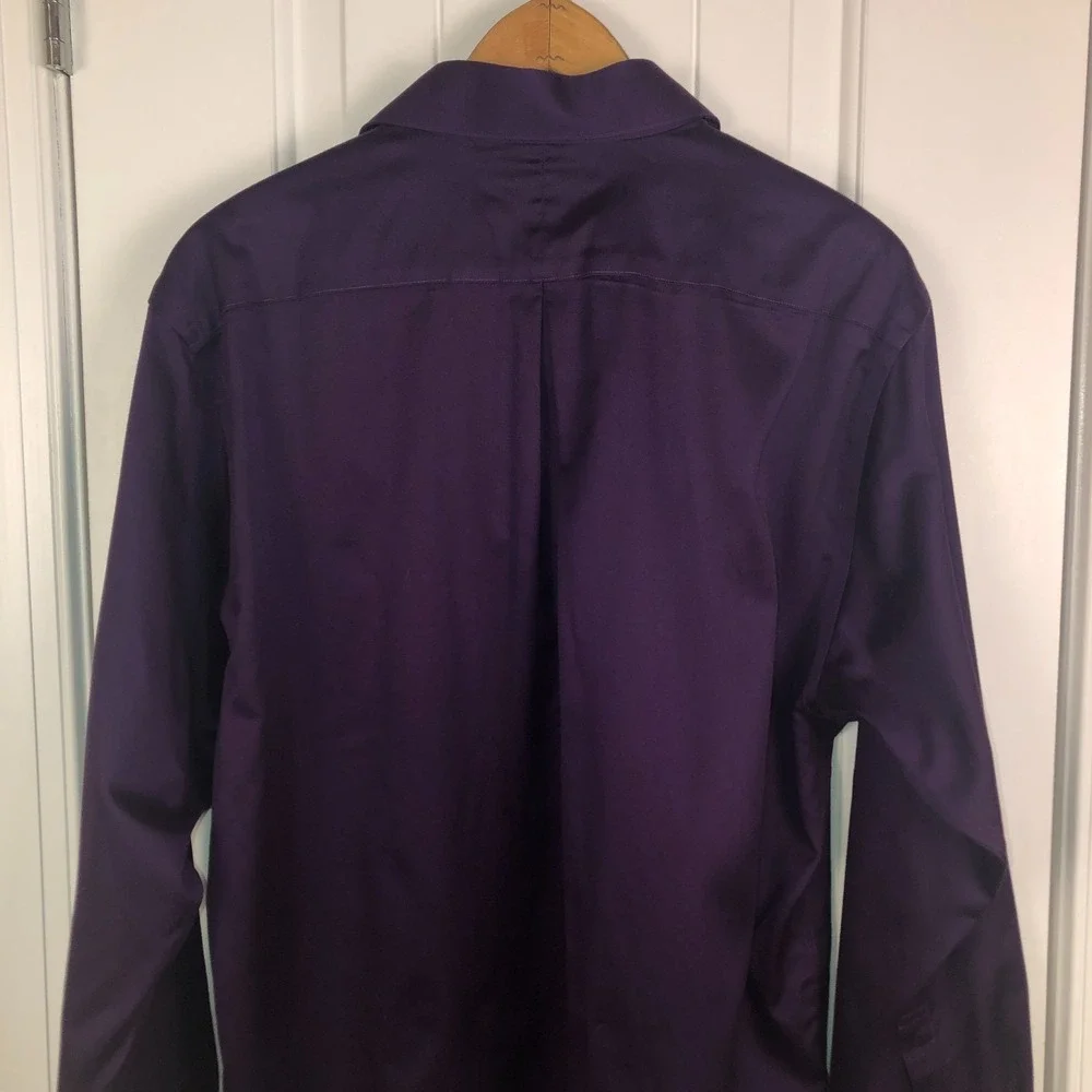 Murano Liquid Cotton Shirt Mens L/S Button Up Size 16.5 / 35 Academia Whimsigoth - Picture 4 of 7